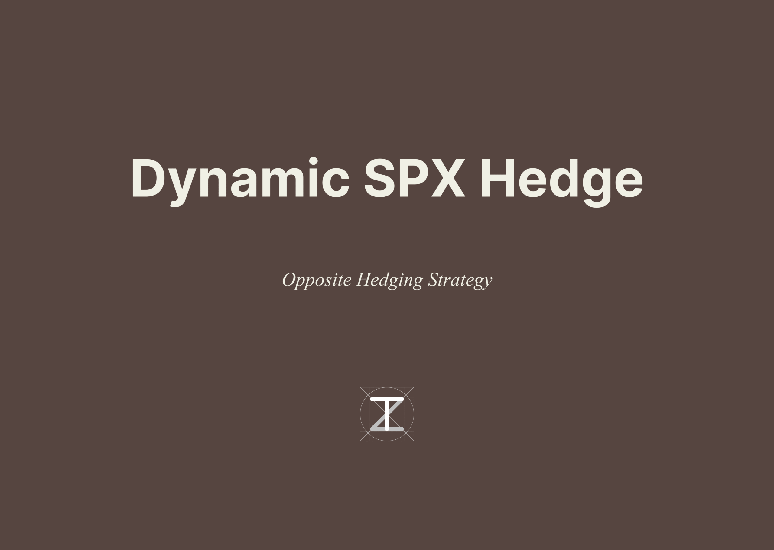 Dynamic SPX Hedge Strategy with Synthetic Options